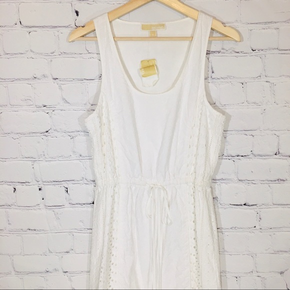 MICHAEL KORS White Eyelet Maxi Dress SMALL NWT NEW - Picture 4 of 8